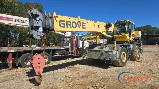 Grove RT530 Rough-terrain Crane, s/n 224483: C/A, Heat, Diesel Eng., 29ft-95ft Boom, 26ft-45ft Jib,