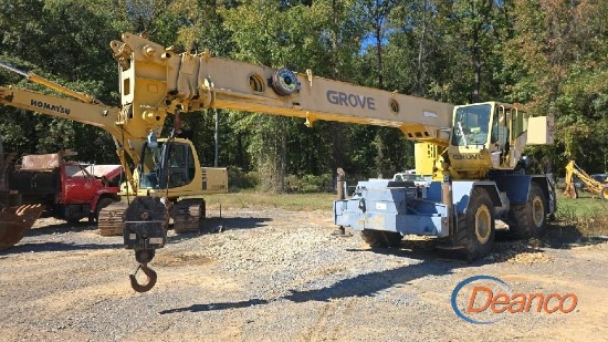 Grove RT530B Rough-terrain Crane, s/n 70292: C/A, Heat, Diesel Eng., 29ft-95ft Boom, 26ft-45ft Jib,