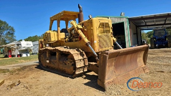Cat 9H Dozer, s/n 42V6747: Canopy, 10ft Blade, Single-shank Ripper, Meter Shows 6486 hrs