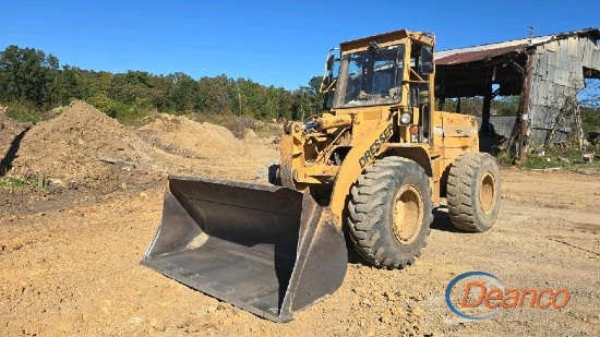 Dresser 515C Rubber-tired Loader, s/n P007011: Encl. Cab, Meter Shows 9771 hrs