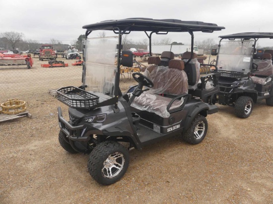 IRGC80 Electric Golf Cart, s/n LQ202500967 (No Title): Canopy, Windshield, 60-volt, Rear Seat, Bluet