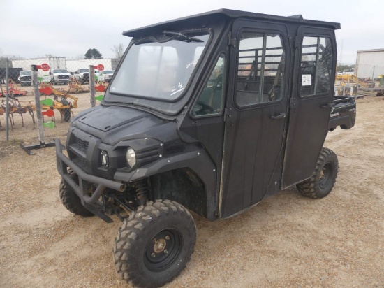 2016 Kawasaki Mule Pro DXT 4WD Utility Vehicle, s/n JKAAFCB18GB500796 (Has Title - $50 Trauma Care F