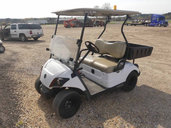 2017 Yamaha Electric Golf Cart, s/n J0E-00193 (No Title): 48V, Bed, w/ Charger