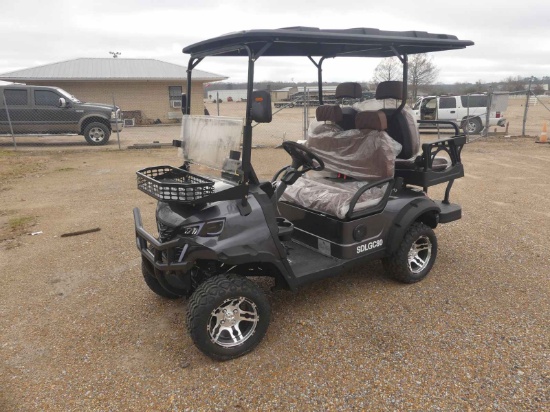 IRGC80 Electric Golf Cart, s/n LQ202500690 (No Title): Canopy, Windshield, 60-volt, Rear Seat, Bluet
