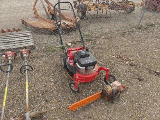 Gravely 24" Push Mower and Husqvarna 268 Chainsaw