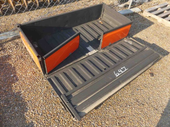 Folding Dump Bed fits Kubota 4-seater Utility Vehicle