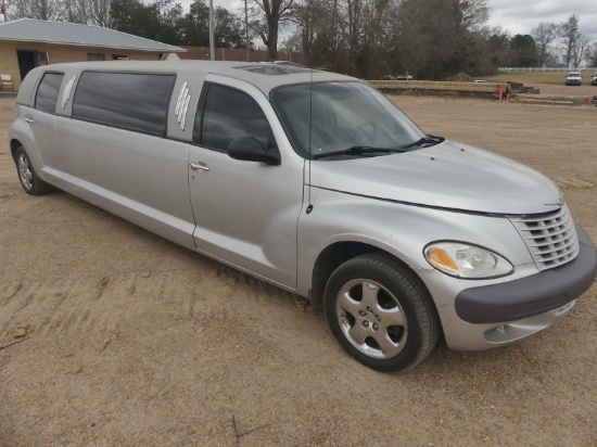 2001 Chrysler PT Cruiser Limousine, s/n 3C8FY4BB31T693383: 4-door, 2.4L Gas