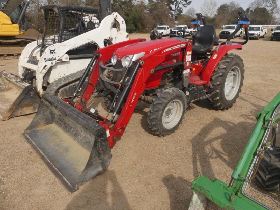 Massey Ferguson 1739E MFWD Tractor, s/n 1G3M17390GKK84636: L105E Loader w/ Bkt., Meter Shows 2856 hr