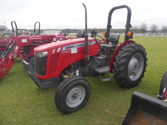 Massey Ferguson 2605 Tractor, s/n FW640158: 2wd, 3PH, PTO, 239 hrs