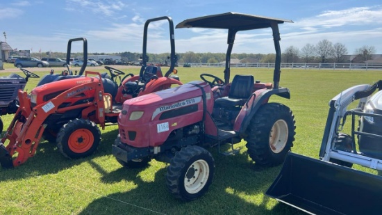 Mahindra 2810 MFWD Tractor, s/n 281U070113: 3PH, PTO, Meter Shows 1338 hrs