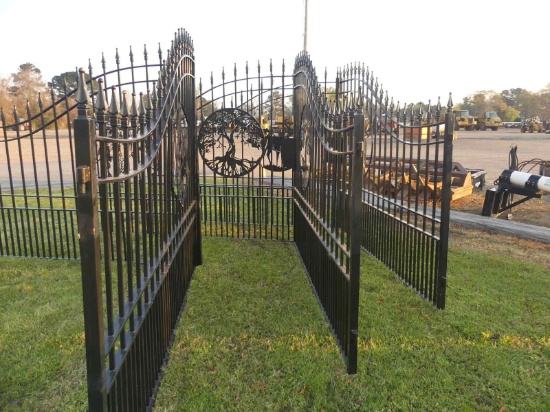 20' Biparting Gate: Tree of Life, No Posts