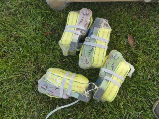 (4) 2" Ratchet Straps