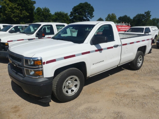 2015 Chevy Silverado 1500 Pickup, s/n 1GCNCPEC8FZ411434: 2wd, 5.3L Gas Eng.