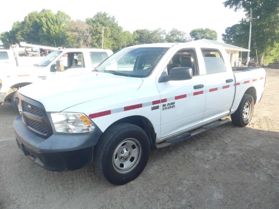 2014 Dodge Ram 1500 4WD Pickup, s/n 1C6RR7KT6ES197384: 2wd, Crew Cab, 5.7L
