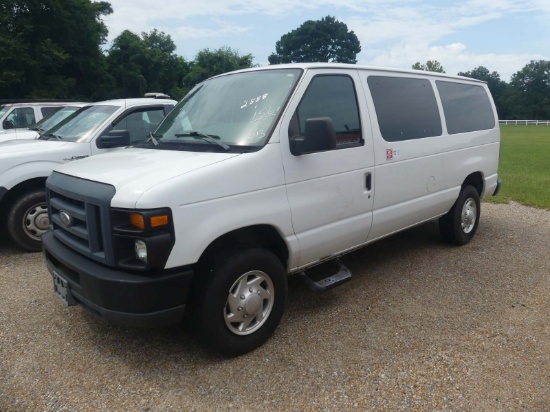 2013 Ford F250 Van, s/n 1FTNE2EW5DDA10022: 4.6L Gas Eng., Auto, PW&DL, 207K