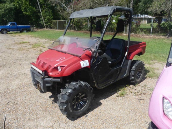 2008 Yamaha Rhino 4WD Utility Vehicle, s/n 5Y4AM16Y38A003466 (No Title - $5