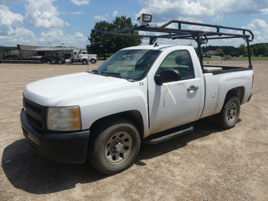 2009 Chevy 1500 Silverado Pickup, s/n 1GCEC14C39Z119810: Reg. Cab, 4.8L Gas