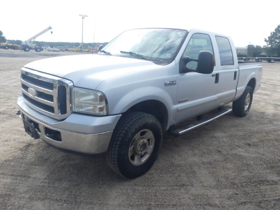 2006 Ford F250 4WD Pickup, s/n 1FTSW21P06EB01047: Crew Cab, Powerstroke Die
