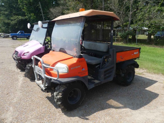 2009 Kubota RTV900 4WD Utility Vehicle, s/n KRTV900A910A0248 (No Title - $