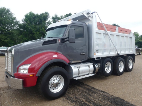 2019 Kenworth T880 Tri-axle Dump Truck, s/n 1NKZX4TX8KJ281852 (Rebuilt Titl