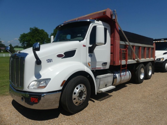 2016 Peterbilt 579 Tandem-axle Dump Truck, s/n 1XPBDP9X4GD320672: Paccar MX