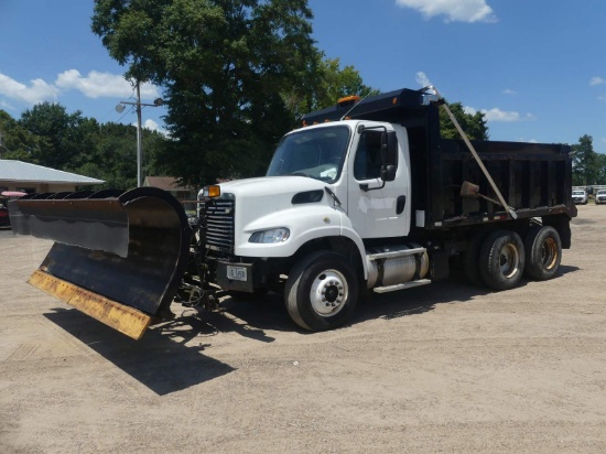2012 Freightliner M2-106 Tandem-axle Dump Truck, s/n 1FVHC3RS8CDBE7354: Cum