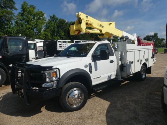 2020 Ford F550 4WD Bucket Truck, s/n 1FDUF5HT7LDA15017: Powerstroke 6.7L Di