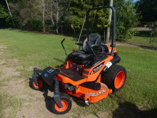 Kubota ZD1211 Zero-turn Mower, s/n 65599: 60", Diesel Eng., Meter Shows 249
