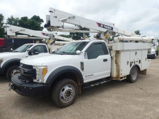 2017 Ford F550 4WD Bucket Truck, s/n 1FDUF5HT0HDA04271: 6.7L Diesel Eng., A