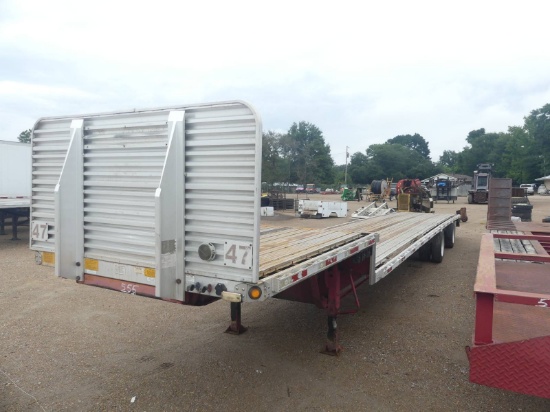 2007 Utility Step Deck Trailer, s/n 1UYFS25327A157604: T/A