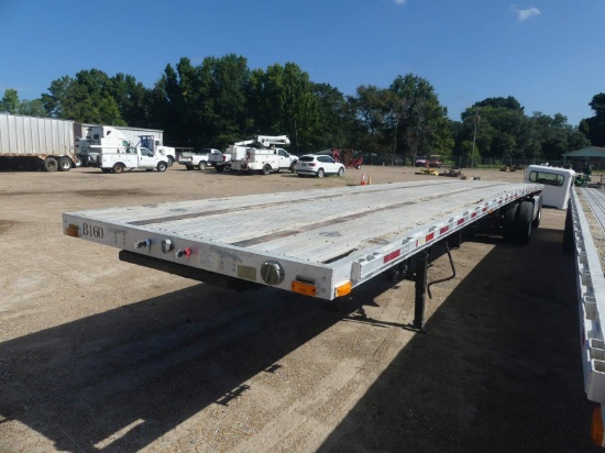 1999 Transcraft Eagle Flatbed Trailer, s/n 1TTF48200X1062002: T/A, Super Be