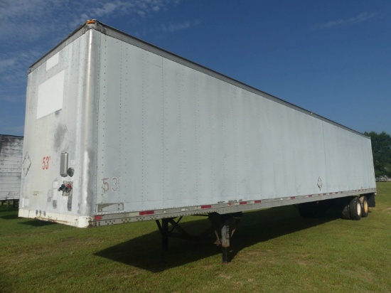 1999 Monon 53' Van Trailer, s/n 1NNVA5329XM315719: T/A