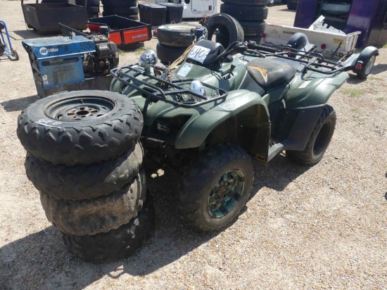 Honda TRX420 ATV (Salvage): Runs, Needs Rebuild, 4 Extra Tires & Rims