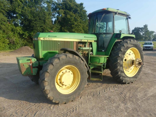 John Deere 4560 MFWD Tractor, s/n RW4560P003943: Cab, Rear Bolt On 480/80R4