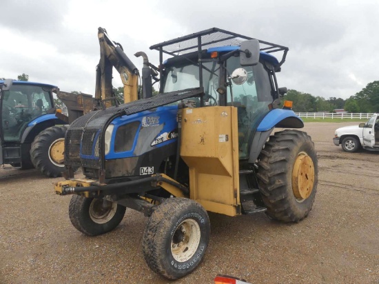 2006 New Holland TS110A Tractor, s/n ACP280490: 2wd, Encl. Cab, Dual PTOs,