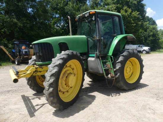 2003 John Deere 7420 MFWD Tractor, s/n RW7420R004151: Encl. Cab, 16/16-sp.