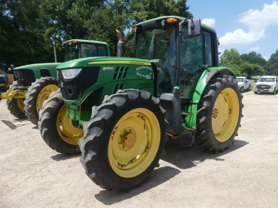 2014 John Deere 6105M MFWD Tractor, s/n 1L06105MADH781066: C/A, Powerquad+,