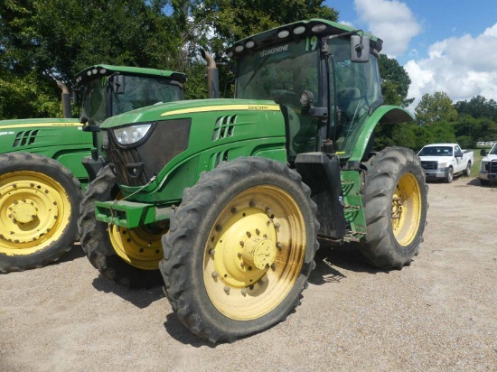 2016 John Deere 6155RH Tractor, s/n 1RW6155RVGR025413: High Crop, Power Qua