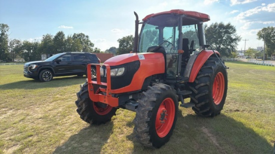 Kubota M9540D MFWD Tractor, s/n 86104: C/A, Missing Driver Door Glass, Mete
