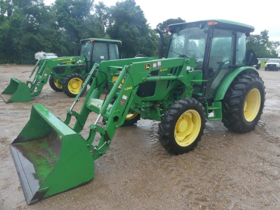 2016 John Deere 5065E MFWD Tractor, s/n 1PY5065EPGG400743: Encl. Cab, PTO,