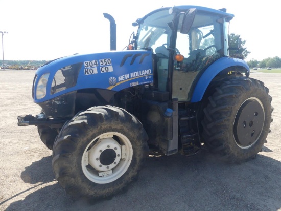 2019 New Holland TS6.110 MFWD Tractor, s/n NT02432M: C/A, Power Shuttle, Be