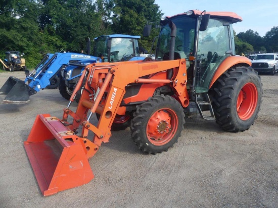 Kubota M7060 MFWD Tractor, s/n 66540: C/A, Hyd. Shuttle, Kubota LA1154 Load