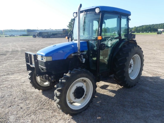 2002 New Holland TN65D MFWD Tractor, s/n 1271339: Encl. Cab, 3PH, PTO, 2 Hy