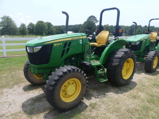 2021 John Deere 5045E MFWD Tractor, s/n 1PY5045ETMM116139: Rollbar, 3PH, PT