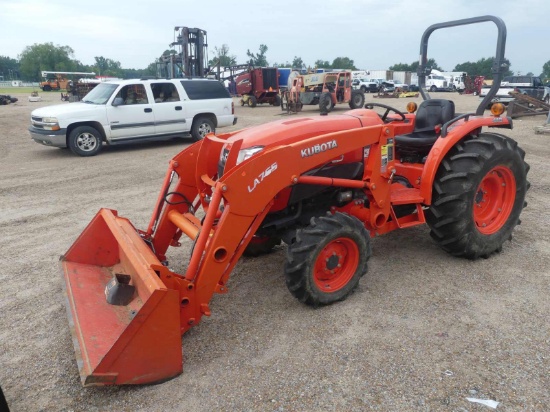 2016 Kubota L4701DT MFWD Tractor, s/n 58276: Rollbar, Kubota LA765 Loader W
