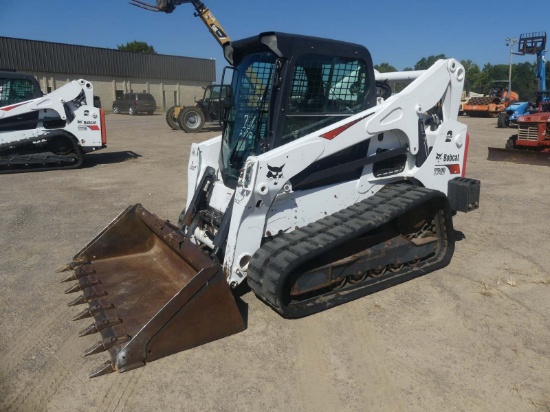 2022 Bobcat T740 Skid Steer, s/n B3CA22954: C/A, GP Bkt., Rubber Tracks, 19