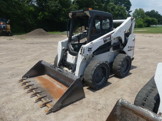 2013 Bobcat S770 Skid Steer, s/n ATF212135: Canopy, GP Bkt. w/ Teeth, Rubbe