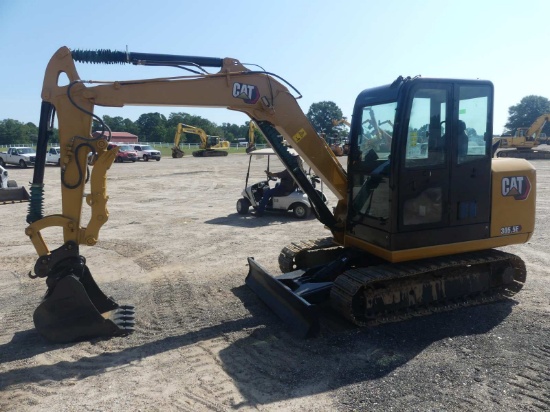 2021 Cat 305.5E2 Mini Excavator, s/n WE213510: C/A, Heat, Hyd. Thumb, Blade