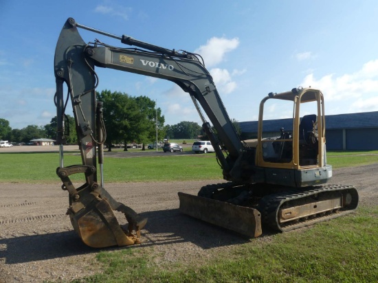 Volvo ECR88 Midi Excavator, s/n 14045: Canopy, Hyd. Thumb, 30" Bkt.