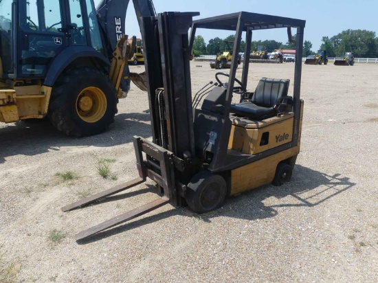 Yale 357A Forklift, s/n 5021352-03: Gas Eng., Needs Alternator Belt, 3482 h